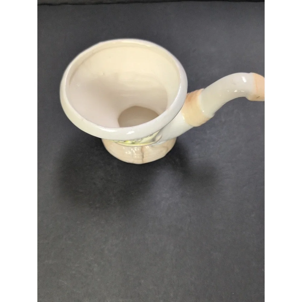 Vintage Relpo Pipe Planter MCM Ceramic Smoking Pipe Vase Japan 1950's-1960's